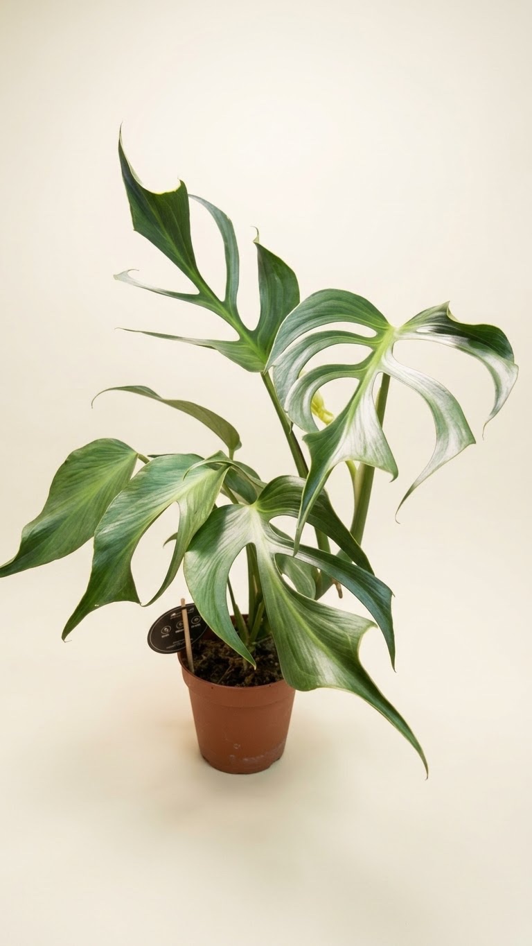 Monstera Burle Marx (Monstera sp. 'Burle Marx Flame') — planta de interior RAÍCES, foto 2 (M)