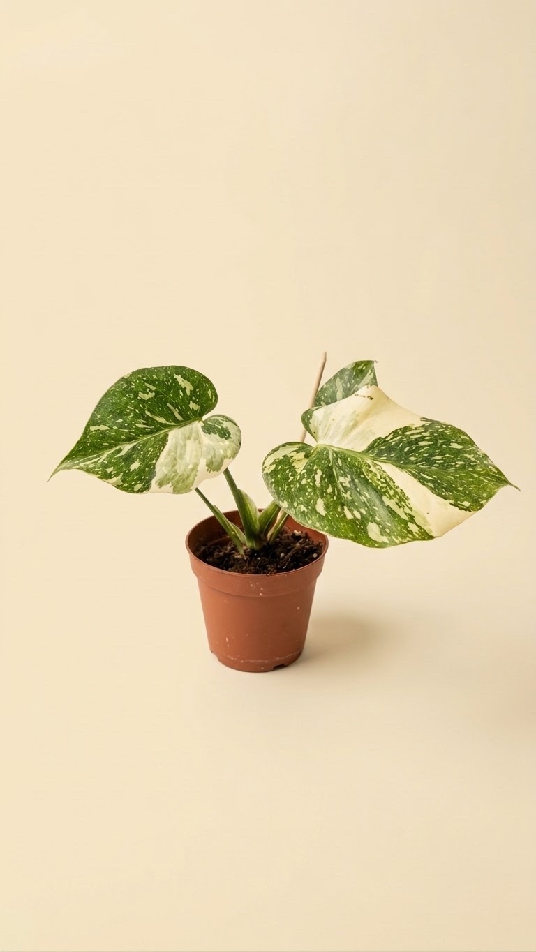 Monstera Thai Constellation (Monstera deliciosa 'Thai Constellation') — planta de interior RAÍCES, foto 3 (M)